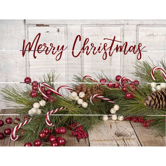 The Holiday Aisle Merry Christmas Wall Décor Wayfair